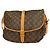 Louis Vuitton Saumur Monogram Canvas 35 Castaño - vista 2