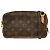Louis Vuitton Pochette Marly Bandouliere Monogram Canvas medium Marrone