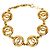 Bracciale a catena vintage Chanel Coco Mark D'oro