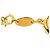 Bracciale a catena vintage Chanel Coco Mark D'oro - vista 6