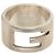Gucci Silver Cutout G Band Ring Silvery - view 4