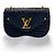 Louis Vuitton New Wave Chain Quilted Leather MM Schwarz