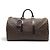 NOVA BOLSA DE VIAGEM DE MÃO LOUIS VUITTON KEEPALL 50 EM TOILE DAMIER EBENE Marrom