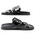 Hermès NUOVE SCARPE HERMES SANDALI EXTRA H222302ZV02 37 MULES CHAINE D'ANCRE Nero - vista 2