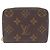 Louis Vuitton Monogram Coated Canvas Coin Case Metallic Bronze