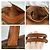 Céline Celine Vintage Macadam Handtasche Braun - Ansicht 6