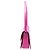 Borsa a tracolla Valentino Garavani Rockstud23 East West in pelle rosa - vista 3