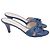 Bow Décolleté kitten heel Prada con fiocco in pelle blu
