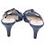 Bow Décolleté kitten heel Prada con fiocco in pelle blu - vista 5