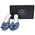 Bow Décolleté kitten heel Prada con fiocco in pelle blu - vista 6