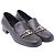 Timeless Mocassini Chanel CC Chain in pelle nera Nero - vista 2