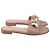 Sandali slide decorati Gianvito Rossi in pelle di agnello Beige