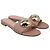 Sandali slide decorati Gianvito Rossi in pelle di agnello Beige - vista 3