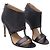 Salvatore Ferragamo Décolleté Pacella aperte Salvatorre Ferragamo in pelle nera Nero - vista 3