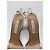 Sandali con tacco Aquazzura Secrets 95 decorati in PVC Silver - vista 8