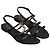 Autre Marque Sandali bassi Saint Laurent Cassandra in pelle nera - vista 3