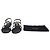 Autre Marque Sandali bassi Saint Laurent Cassandra in pelle nera - vista 6