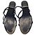 Autre Marque Sandali bassi Saint Laurent Cassandra in pelle nera - vista 7