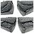 Borsa a tracolla Maxi Chanel Double Flap in pelle verniciata nera Nero - vista 4