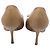 Dior Peep Toe Bow Heels in Tan Leather - view 5