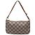 Louis Vuitton Damier Azur Pochette aus weißem Nylon-Canvas - Ansicht 4