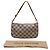 Louis Vuitton Damier Azur Pochette aus weißem Nylon-Canvas - Ansicht 5