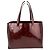 Borsa Tote Louis Vuitton Wilshire MM Vernis Patent Leather Amarante - vista 2