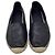 Sandali espadrilles Yves Saint Laurent in pelle nera - vista 10