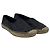 Sandali espadrilles Yves Saint Laurent in pelle nera - vista 9