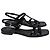 Sandali bassi Slim Horsebit Gucci in pelle nera