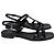 Sandali bassi Slim Horsebit Gucci in pelle nera - vista 4