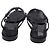 Sandali bassi Slim Horsebit Gucci in pelle nera - vista 6
