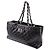 Timeless Chanel 2.55 Reissue Chain Tote Bag aus schwarzem Lackleder - Ansicht 2