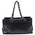 Timeless Chanel 2.55 Reissue Chain Tote Bag aus schwarzem Lackleder - Ansicht 4