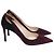 Prada Pumps mit spitzer Kappe und Cut-Outs aus bordeauxrotem Wildleder