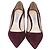 Prada Pumps mit spitzer Kappe und Cut-Outs aus bordeauxrotem Wildleder - Ansicht 2