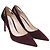 Prada Pumps mit spitzer Kappe und Cut-Outs aus bordeauxrotem Wildleder - Ansicht 3