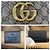 Borsa a tracolla Gucci GG Marmont in tela e pelle Marrone - vista 4