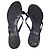 Sandali Rockstud Valentino Garavani in PVC nero - vista 8