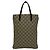 Gucci GG Supreme Lederhandtasche Braun - Ansicht 3
