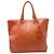 Tote Borsa Shopping Prada in pelle arancione