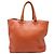 Tote Borsa Shopping Prada in pelle arancione - vista 4