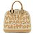 Borsa Louis Vuitton Graffiti Alma MM Marrone Beige