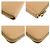 Portafoglio lungo Prada Saffiano Marrone Beige - vista 4