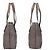 Borsa Tote Gucci GG Stampata Grigio - vista 8