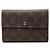 Louis Vuitton Porte Tresor Etui Papi Bifold Wallet Marrone
