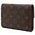 Louis Vuitton Porte Tresor Etui Papi Bifold Wallet Marrone - vista 2