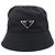 Prada Re Nylon Bucket Hat Schwarz - Ansicht 2