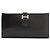 Hermès Hermes Bearn Classic Box Calf Long Wallet Black