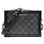 Louis Vuitton Soft Trunk Monogram Eclipse Schultertasche Schwarz